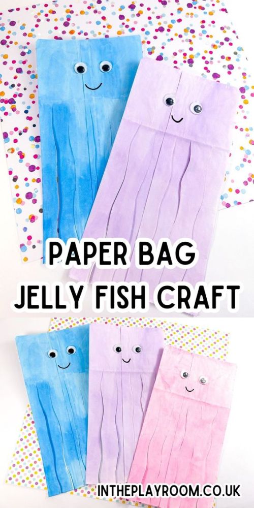 You'll love these jellyfish crafts for kids, perfect for World Jellyfish Day on 3rd November! Learn more about the jellyfish, that's not really a fish!