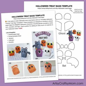 Halloween Treat Bag Templates