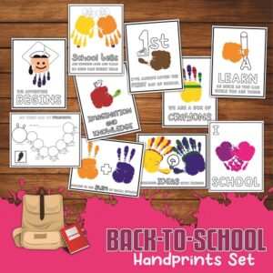 Back To School Handprint Posters