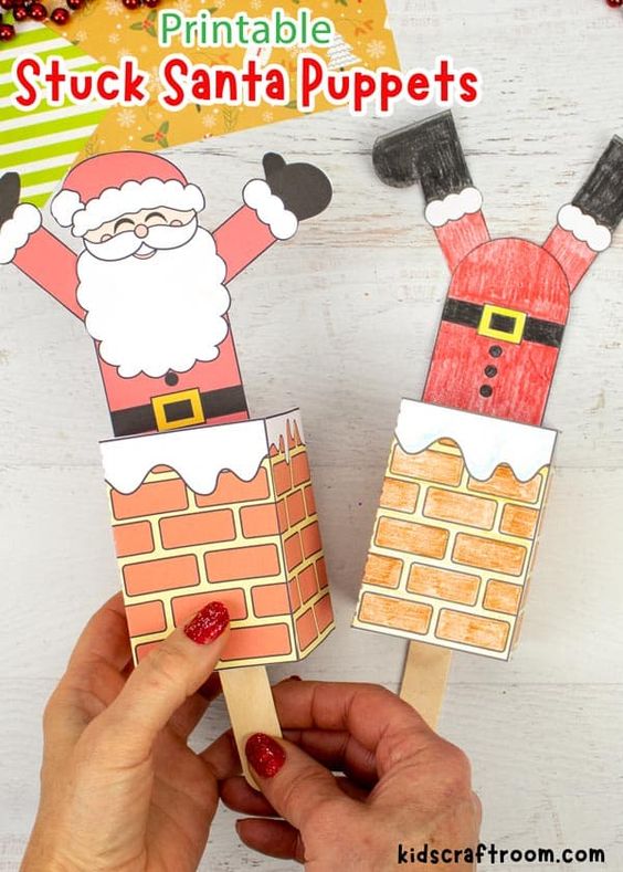 Here are some Santa Crafts for Kids that'll have them all excited for the man in the red suit! Whether naughty or nice, everyone can make these!