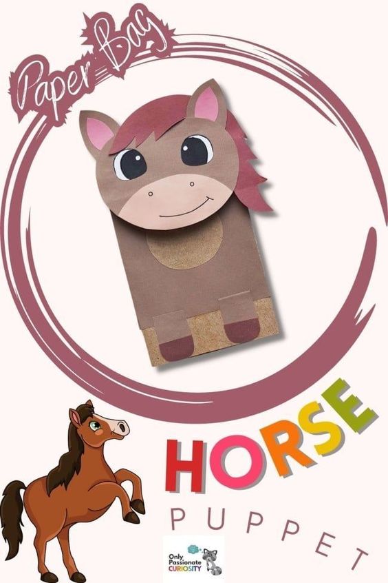 10 Easy and Fun Horse Crafts for Kids 9 Here are 10 Easy and fun Horse Crafts for Kids to make for National Horse Day on 13th December. These are great for a horse party, or just like that!
