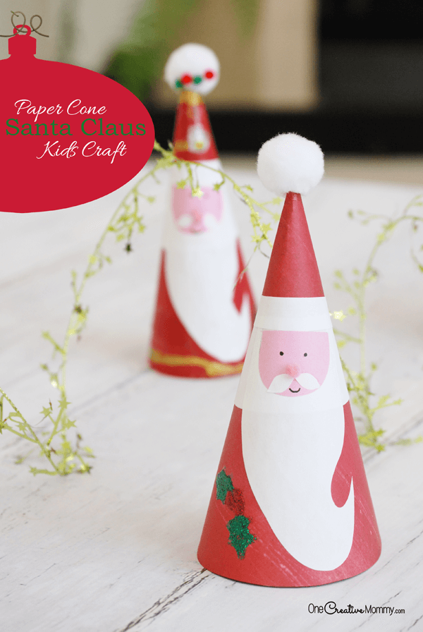 Here are some Santa Crafts for Kids that'll have them all excited for the man in the red suit! Whether naughty or nice, everyone can make these!