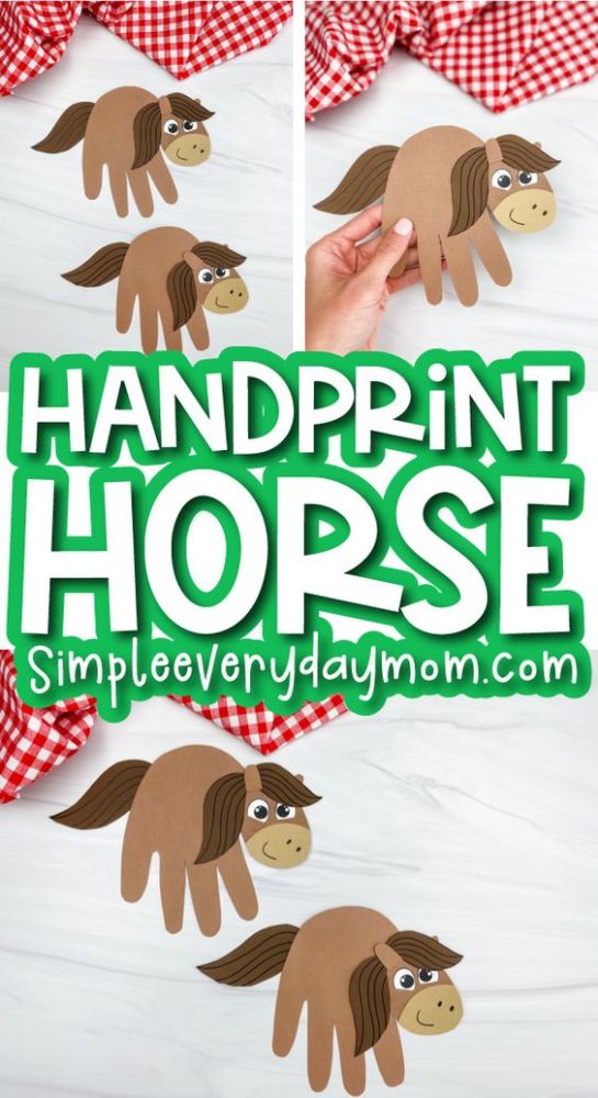 10 Easy and Fun Horse Crafts for Kids 11 Here are 10 Easy and fun Horse Crafts for Kids to make for National Horse Day on 13th December. These are great for a horse party, or just like that!