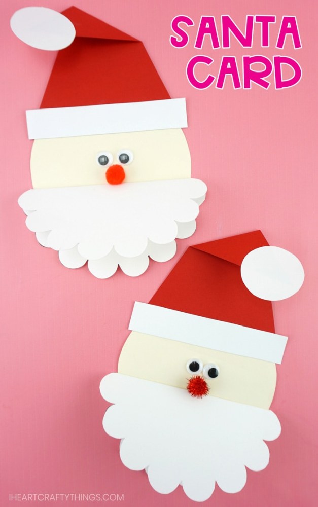 Here are some Santa Crafts for Kids that'll have them all excited for the man in the red suit! Whether naughty or nice, everyone can make these!
