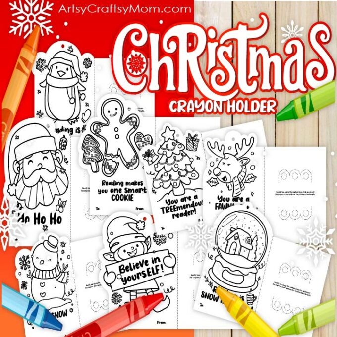 Christmas Crayon Holder