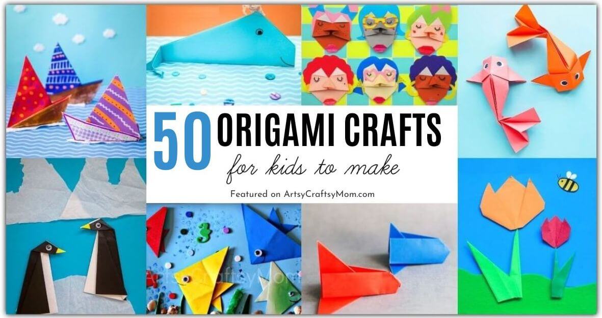 Take your pick from these fun Origami crafts for kids to introduce your child to the Japanese art of paper folding - you're sure to find something you like!