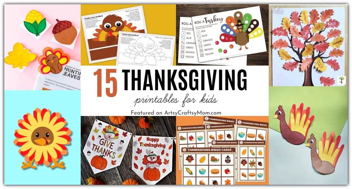 Here are 15 amazing Thanksgiving printables for kids to have fun this holiday season! Includes games, puzzles and even educational stuff!