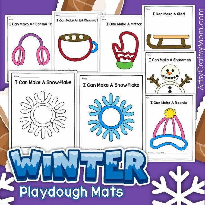 Winter Playdoh 1