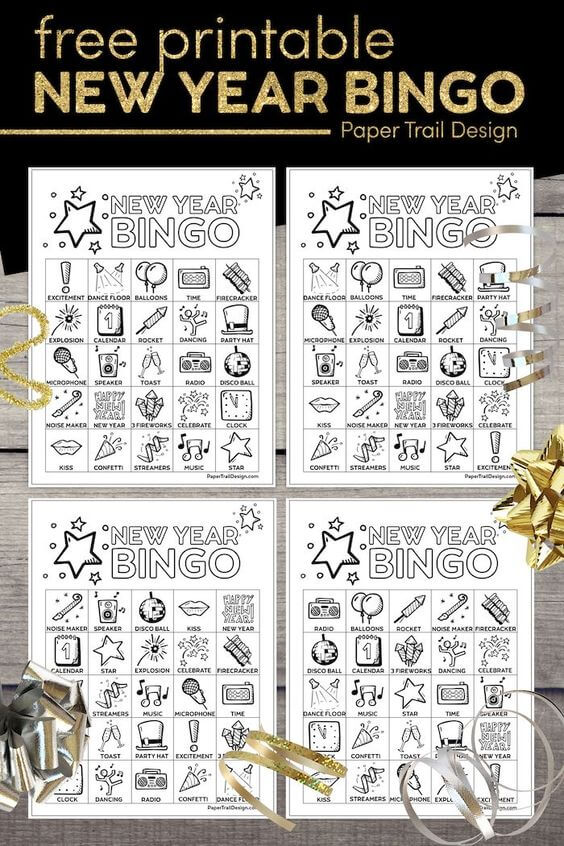 Here are some New Year Printables for Kids to have a fun time this season! Includes printable hats, countdown watches, games and much more!