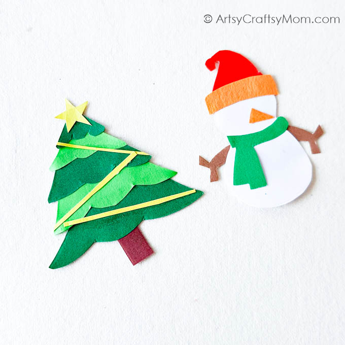 Cute and Colorful 3D Winter Snowman Craft 7 It's winter and it's the holiday season, which can only mean one thing - it's time for a 3D Winter Snowman Craft! Here's a cute one just for you!