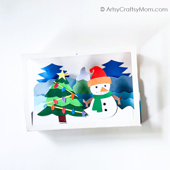 Cute and Colorful 3D Winter Snowman Craft 15 It's winter and it's the holiday season, which can only mean one thing - it's time for a 3D Winter Snowman Craft! Here's a cute one just for you!