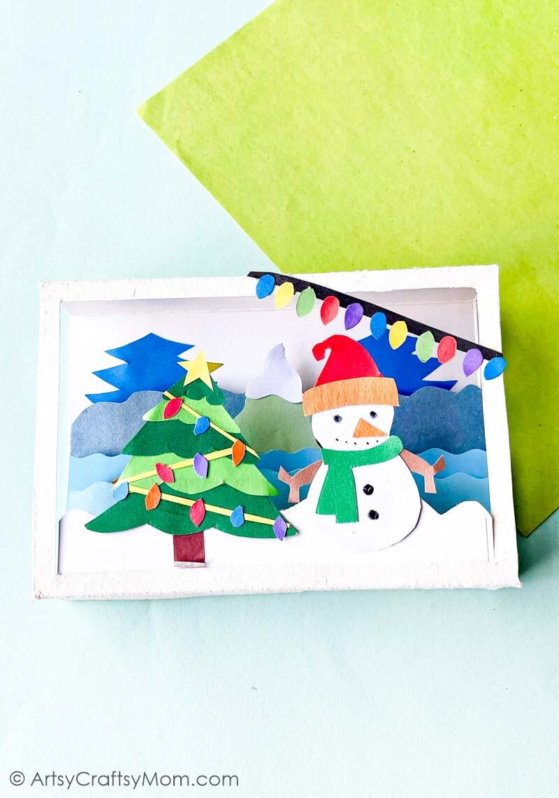 Cute and Colorful 3D Winter Snowman Craft 1 It's winter and it's the holiday season, which can only mean one thing - it's time for a 3D Winter Snowman Craft! Here's a cute one just for you!
