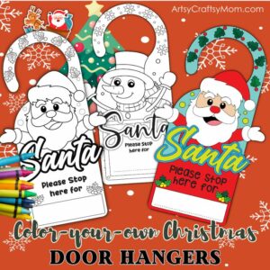 Are you ready to add a personal touch to your Christmas decorations this year? Our Christmas Printable Door Hangers are the perfect craft to get everyone into the holiday spirit. They're not just decorations; they're a festive adventure in creativity and fun! 🌈🎄