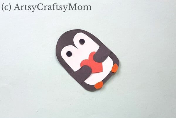 Adorable Penguin Heart Bookmark Craft 10 Here's an adorable penguin heart bookmark that's perfect for the festive season! Now you have a cute li'l book buddy for all your holiday reading!