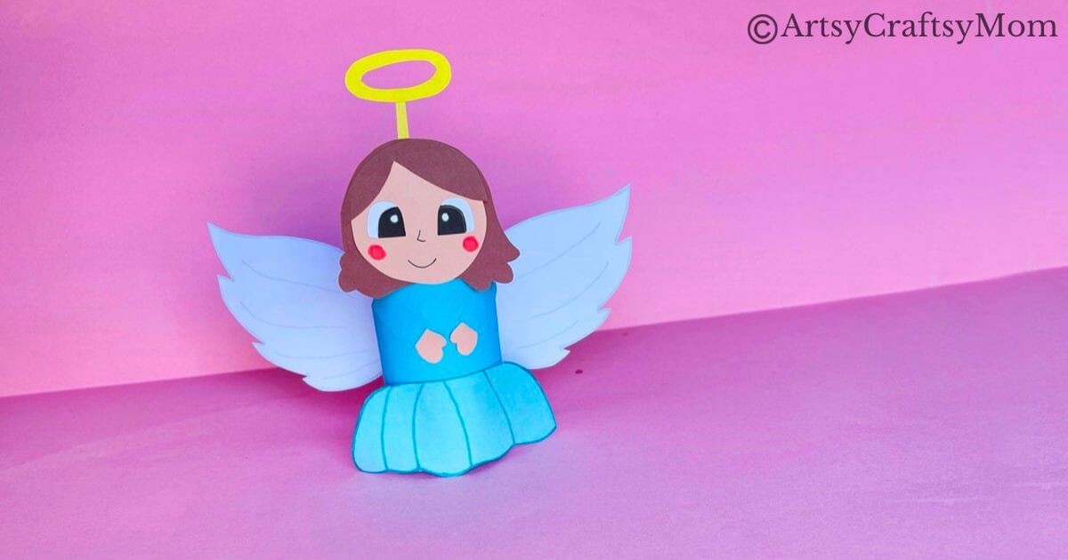 This toilet paper roll angel is just too cute for words! It's a fun activity for kids of all ages, and a great way to use up toilet paper rolls lying around!