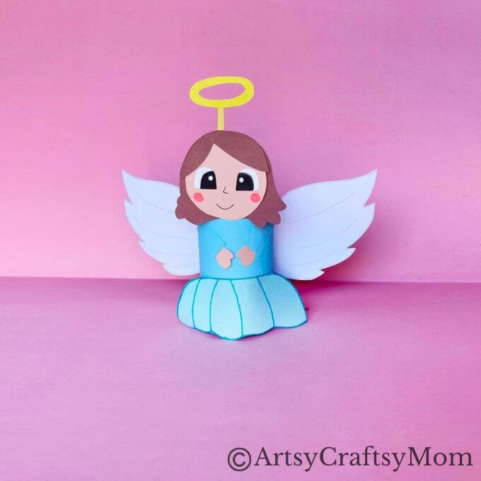 This toilet paper roll angel is just too cute for words! It's a fun activity for kids of all ages, and a great way to use up toilet paper rolls lying around!