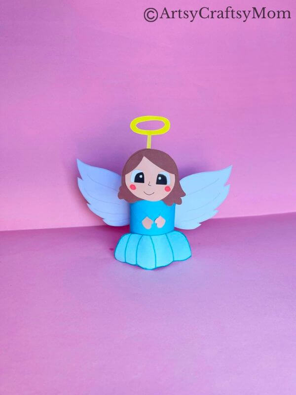 This toilet paper roll angel is just too cute for words! It's a fun activity for kids of all ages, and a great way to use up toilet paper rolls lying around!