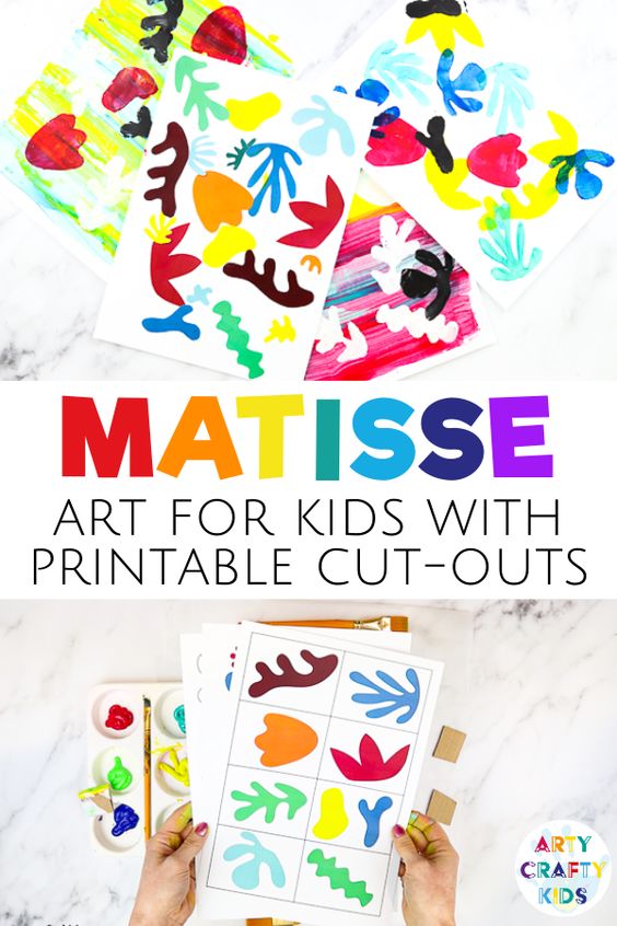 Here are some amazing Artist Printables for Kids to learn about the greats, just in time for Inspire Your Heart with Art Day on January 31st!