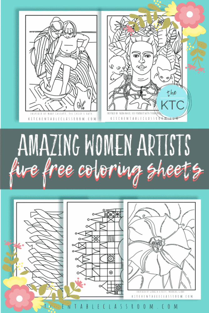 Here are some amazing Artist Printables for Kids to learn about the greats, just in time for Inspire Your Heart with Art Day on January 31st!