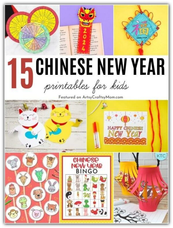 15 Colorful Chinese New Year Printables for Kids