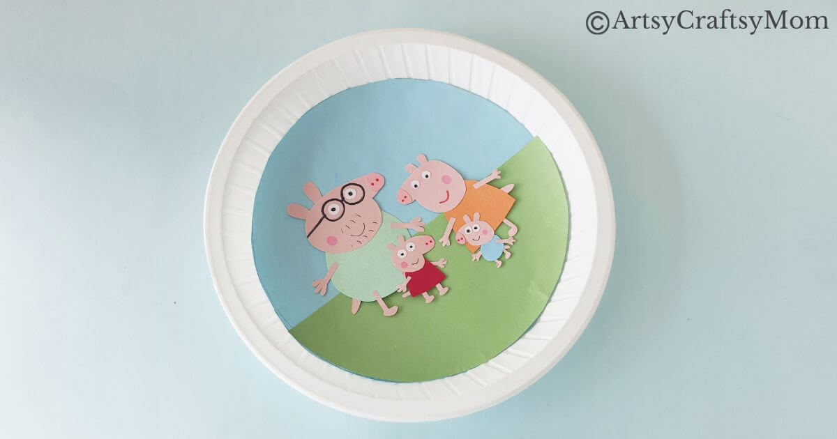 Peppa's popularity is incomplete without her family, which is why we're celebrating with an easy and fun Paper Plate Peppa Pig Family Craft!