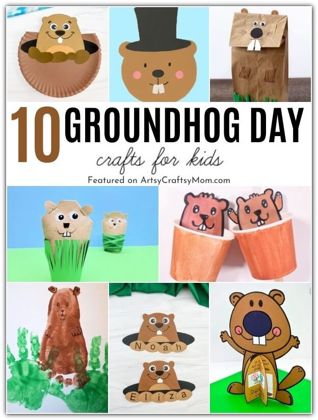 With Groundhog Day coming up on 2nd February, it's a good time to celebrate Punxsutawney Phil with these fun Groundhog Day Crafts for Kids!