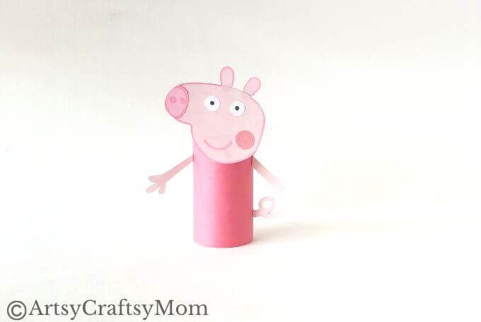 Adorable Toilet Paper Roll Peppa Pig Craft 11 Peppa fans assemble! Here is an adorable Toilet Paper Roll Peppa Pig Craft for you to make and play with. All you need are basic craft supplies!