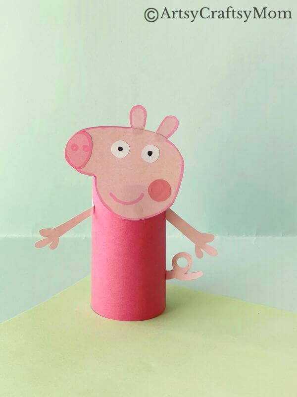 Adorable Toilet Paper Roll Peppa Pig Craft 13 Peppa fans assemble! Here is an adorable Toilet Paper Roll Peppa Pig Craft for you to make and play with. All you need are basic craft supplies!