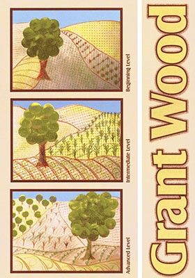 Celebrate the spirit of rural Americana with these Gorgeous Grant Wood Art Projects for Kids - in time for the birthday of the artist on 13th Feb!
