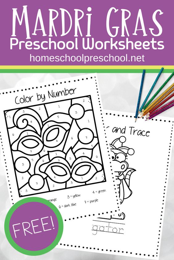 Let the kids have a carnival of their own with these magnificent Mardi Gras Printables for Kids! Includes activities, decorations and dress-up!