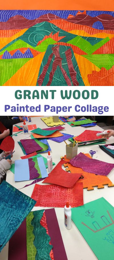 Celebrate the spirit of rural Americana with these Gorgeous Grant Wood Art Projects for Kids - in time for the birthday of the artist on 13th Feb!