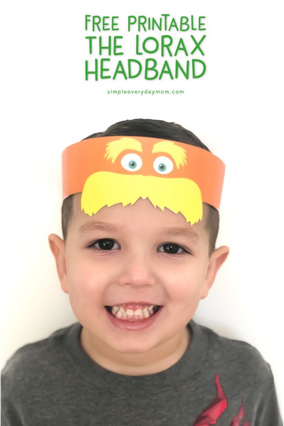 With Dr. Seuss' birthday coming up, it's a great time to make these Lorax crafts for kids! All you need are regular craft supplies and you're all set!