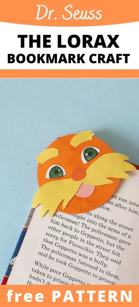 With Dr. Seuss' birthday coming up, it's a great time to make these Lorax crafts for kids! All you need are regular craft supplies and you're all set!