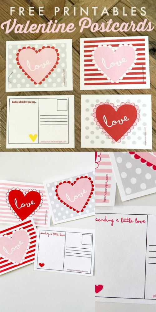 20 Vibrant Valentine's Day Printables for Kids 13 12 Valentines Day printables