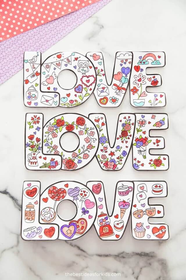 20 Vibrant Valentine's Day Printables for Kids 17 Here are a bunch of vibrant Valentines Day Printables for Kids to try out in this season of love! Includes games, activities, cards, decor & more!