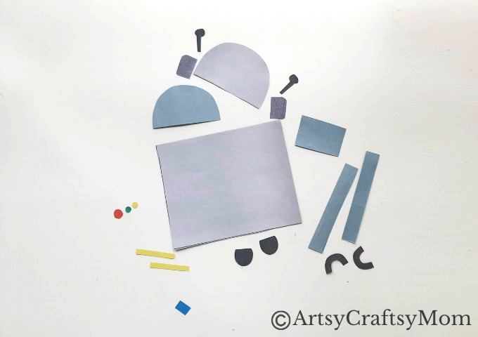 All you need is an empty cardboard tube to make this adorable toilet paper roll robot craft! So gather your supplies, lay them out and get crafting!