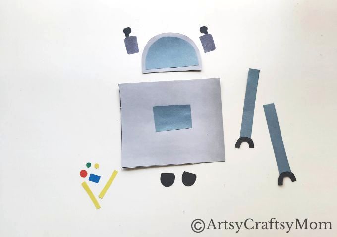 All you need is an empty cardboard tube to make this adorable toilet paper roll robot craft! So gather your supplies, lay them out and get crafting!