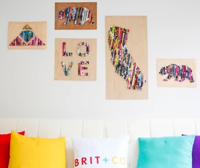 Eco-Friendly Creativity: 15 Art Projects Using Recycled Materials 9 These art projects using recycled materials are perfect examples of turning trash into treasure! Go ahead & gather all your 'junk' - we're making art!
