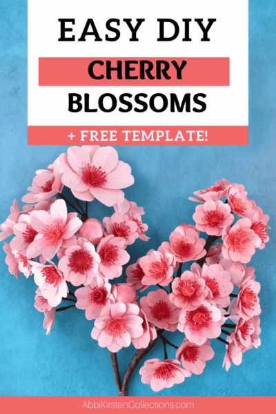 These gorgeous Cherry Blossom Crafts are perfect to welcome spring & the ultimate celebration of blooms - the National Cherry Blossom Festival!