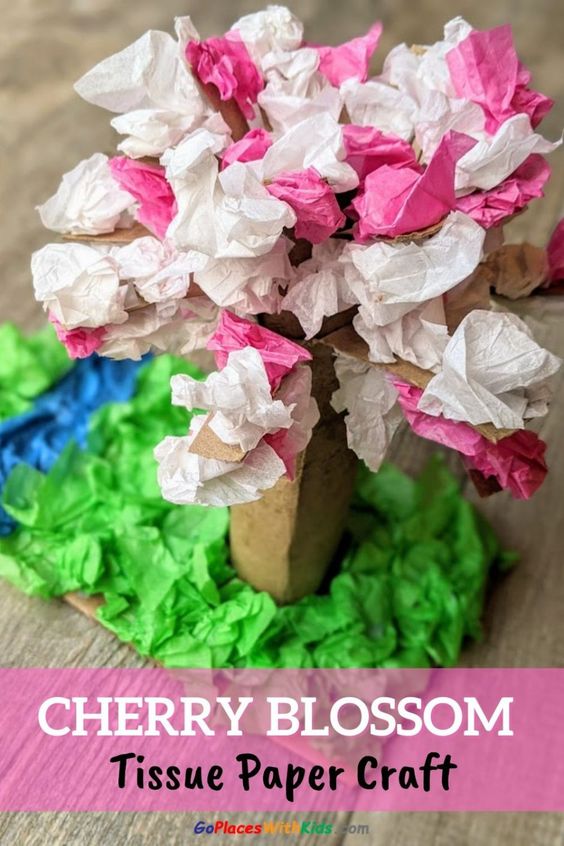 These gorgeous Cherry Blossom Crafts are perfect to welcome spring & the ultimate celebration of blooms - the National Cherry Blossom Festival!