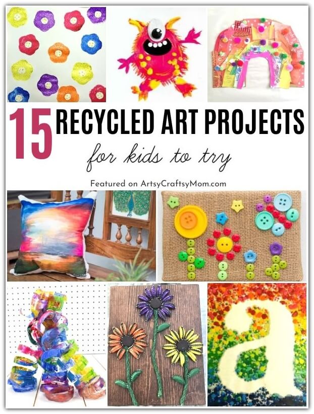 Eco-Friendly Creativity: 15 Art Projects Using Recycled Materials 18 These art projects using recycled materials are perfect examples of turning trash into treasure! Go ahead & gather all your 'junk' - we're making art!