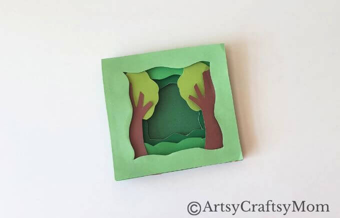 If you'd like to try your hand at 3D crafts, here is a pretty 3D Scene with Fox Papercraft for kids to try! The lush green is perfect for spring!