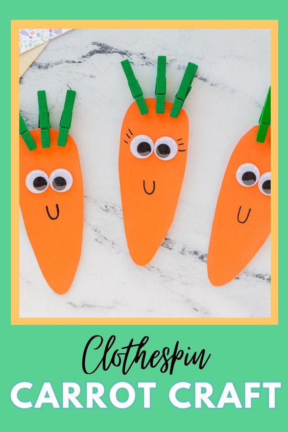 You don't have to be a bunny to love carrots - or carrot crafts! Here are some Cute Carrot Crafts for Kids of all ages to make and enjoy!