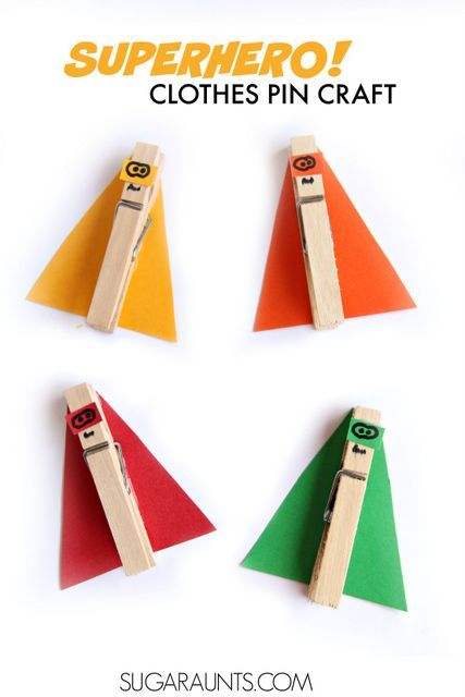 15 Smashing Superhero Crafts for Kids 9 We're ready for Superhero Day - with these smashing Superhero Crafts for Kids! Make superheroes from cardboard tubes, craft sticks & more!