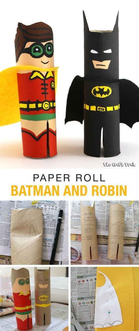 15 Smashing Superhero Crafts for Kids 10 We're ready for Superhero Day - with these smashing Superhero Crafts for Kids! Make superheroes from cardboard tubes, craft sticks & more!