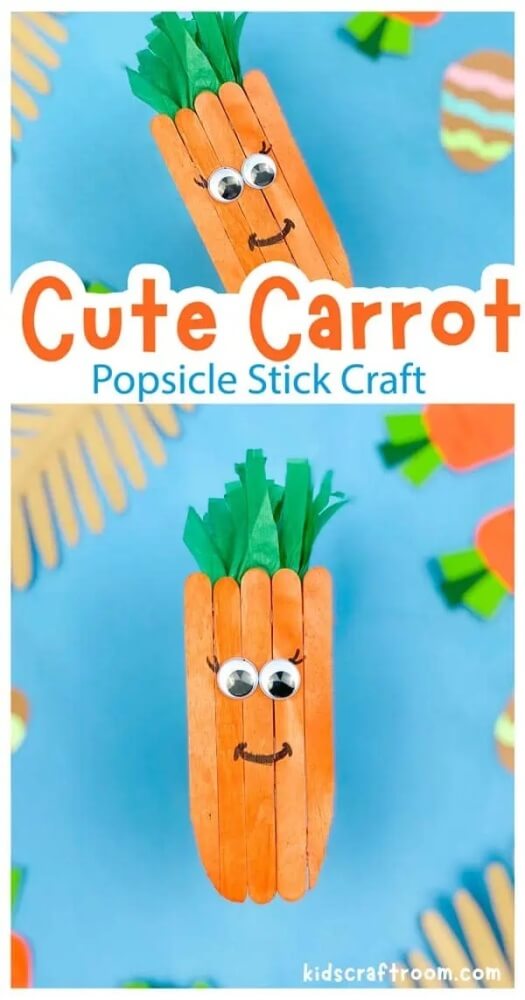You don't have to be a bunny to love carrots - or carrot crafts! Here are some Cute Carrot Crafts for Kids of all ages to make and enjoy!
