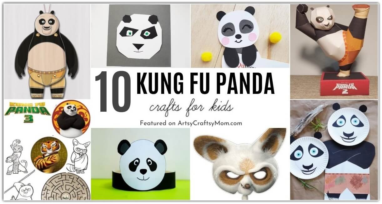 Celebrate the flavor of the season with these cute and fun Kung Fu Panda crafts! Great for setting up a Kung Fu Panda party for your friends too!