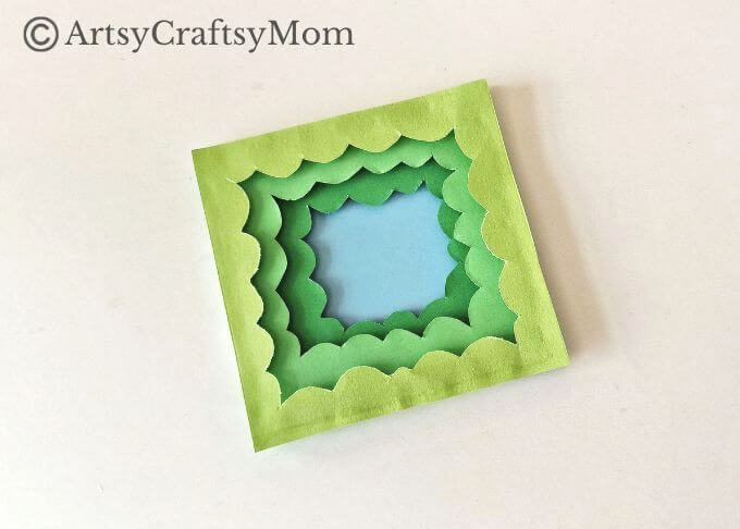 You'll be blown away by this beautiful Mother's Day 3D Papercraft for Kids! However, it's easier than it looks, and kids of all ages can make it!