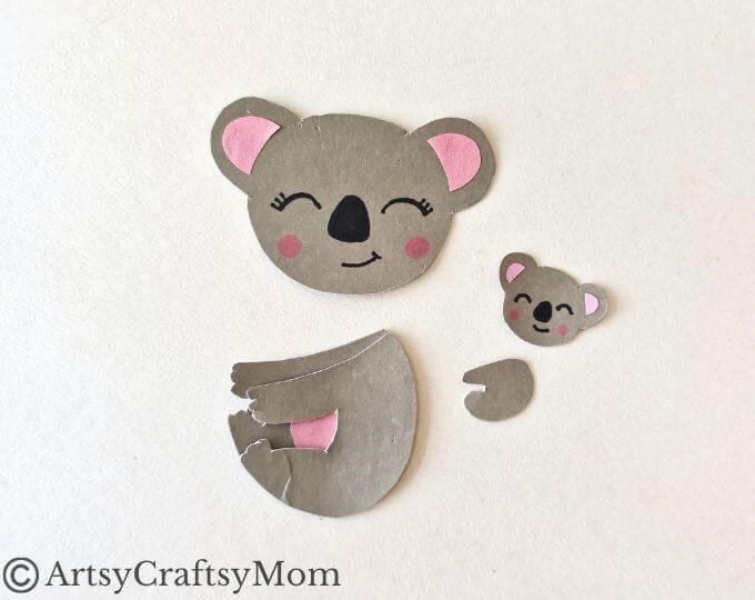 You'll enjoy seeing this cute Mother's Day Koala Bookmark every time you open your book! Also makes a great DIY gift this Mother's Day!