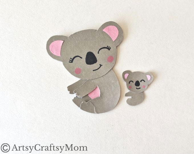 You'll enjoy seeing this cute Mother's Day Koala Bookmark every time you open your book! Also makes a great DIY gift this Mother's Day!